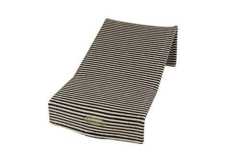 Bath Support Towelling - Navy Stripes