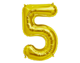Foil Number 5 (gold)