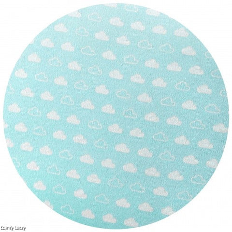 Comfy Baby Pillow Cover Green Cloud - Size S