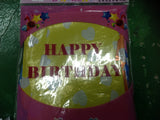 Happy Birthday Foil Latter Balloons