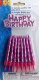 16 Birthday Candles with Cake Decor