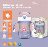 Autumnz Tritan Weighted Straw Cup with Handle *300ml*