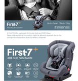 6044427 Daiichi Combination My First 7 Plus Organic Car Seat - Grey Fix