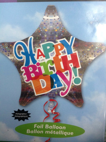 Happy Birth Day Foil Balloon