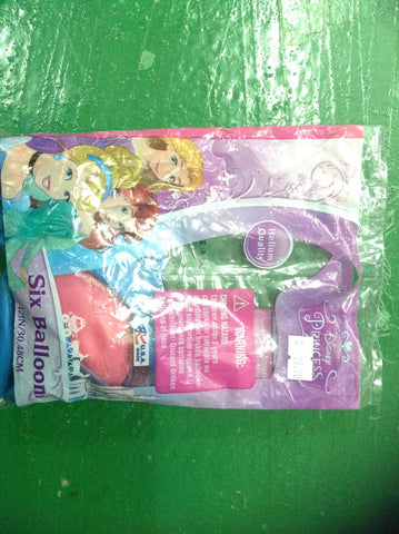 Disney princess 6 balloon 12inc