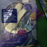Disney Cinderella 6 Balloons