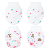 Autumnz - Mitten Set 2 Pairs - Strawberry & Animal