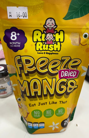Rush Freeze Dried Manggo