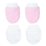 Autumnz - Mitten Set -White Pink