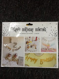 Happy birthday bunting