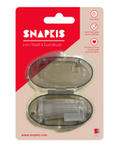 SNAPKIS 2in1 TOOTH & GUM BRUSH GREY