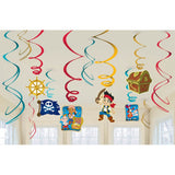 Jake and Neverland Swirl Decorations
