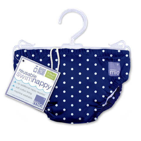 Swim Nappies - Blue Polka Dot