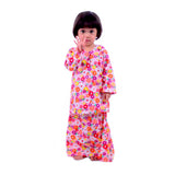 Girl's Ladybug Flower Baju Kurung