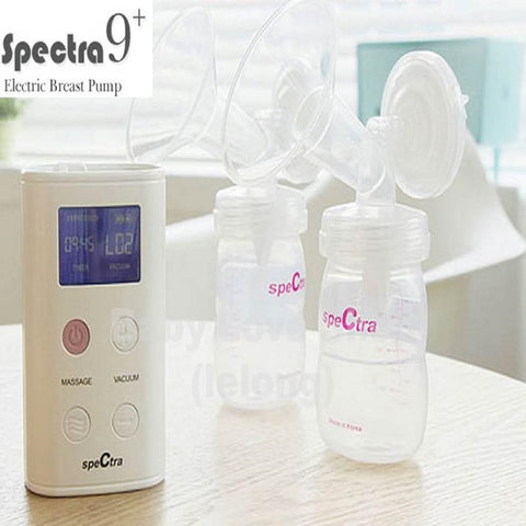 Spectra 9+ breast pump (with 2 Breast Shield set) .